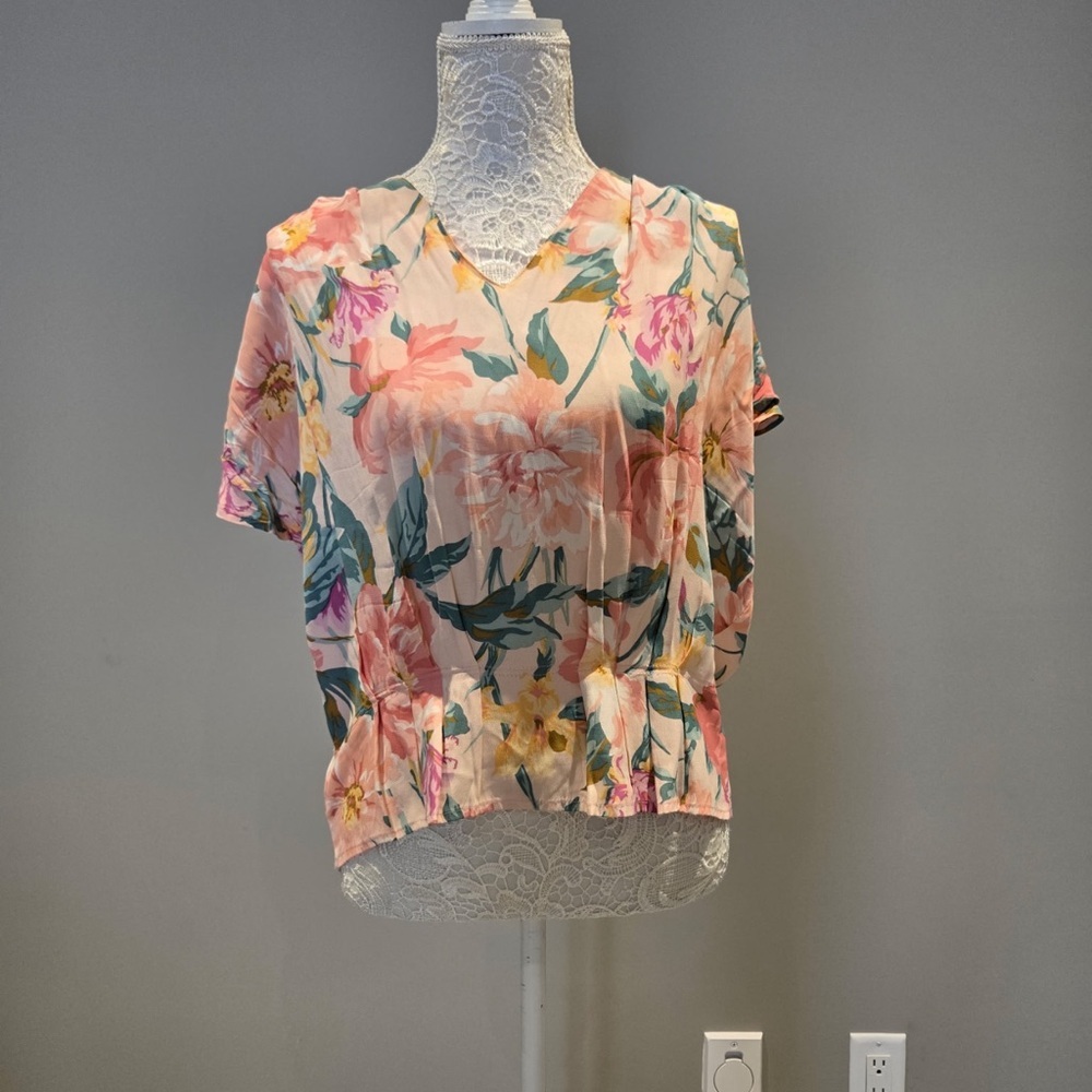 Carole Little Multicolor Floral Blouse